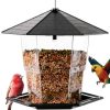 Jealoeur Bird Feeder Black Squirrel Proof Weather Resistant-0
