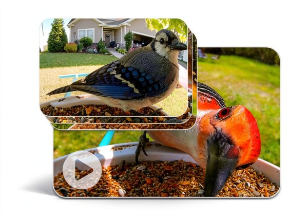 NETVUE Smart Bird Feeder Camera Solar Powered Birdwatching-2