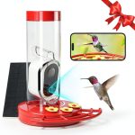 TT Nature Solar Hummingbird Feeder Camera Red Easy Refill-0