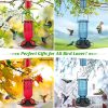 FEED GARDEN Glass Hummingbird Feeder Bee Resistant Leakproof-5