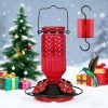 FEED GARDEN Glass Hummingbird Feeder Bee Resistant Leakproof-0