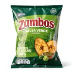 Zambos Plantain Chips Salsa Verde Flavor Premium Snack-0
