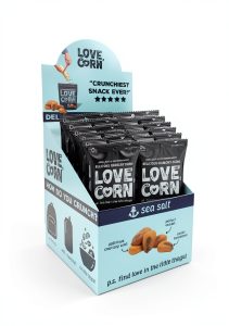 LOVE CORN Crunchy Snack Gluten Free Vegan Low Calorie-0
