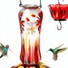Kingsyard Hummingbird Feeder Glass Ant Bee Resistant Design-0