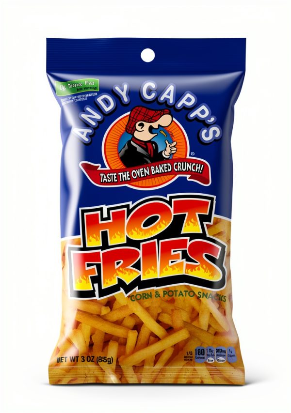 Andy Capp Hot Fries Spicy Snack Pack Grocery Food-0