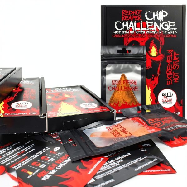 Red Hot Reaper Spicy Chips Carolina Reaper Glove Included-3