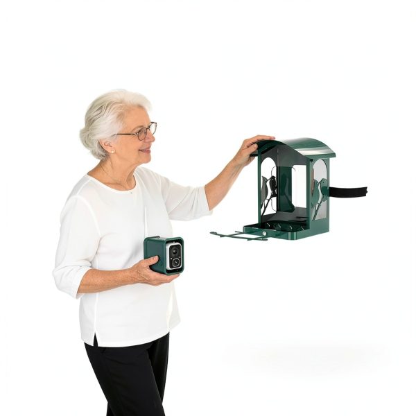 Humbirdy Smart Bird Feeder Camera 4K Solar Powered SH66-4