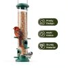 Kingsyard Bird Feeder Clear Tube 6 Ports Wildlife Garden-1