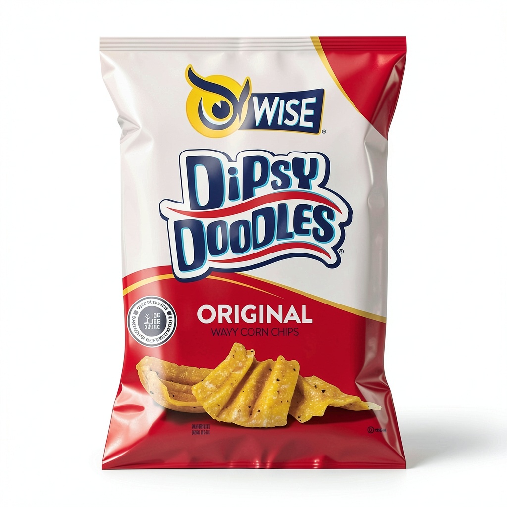 Wise Corn Chips multi-pack displayed on a kitchen counter