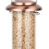 iBorn Finch Bird Feeder Brushed Copper Heavy Duty Hanging-0