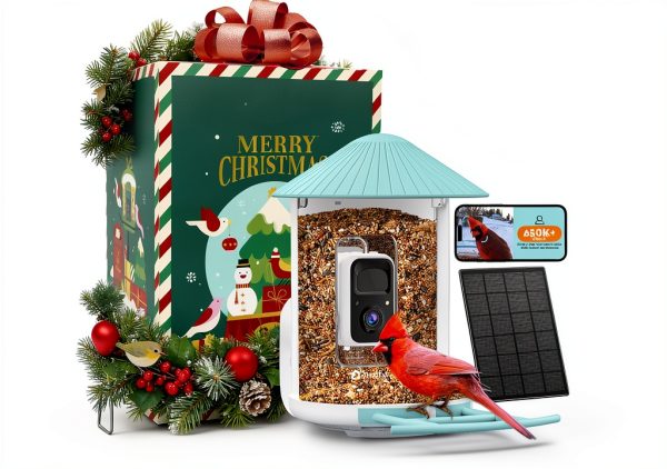 NETVUE Smart Bird Feeder Camera Solar Powered Birdwatching-0