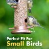 iBorn Copper Bird Feeder Finch Seed Rust Resistant Hanging-2