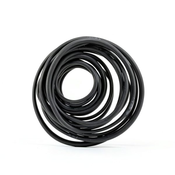 Bwexxt Cassette Rubber Belt Durable Black 1.5mm-2