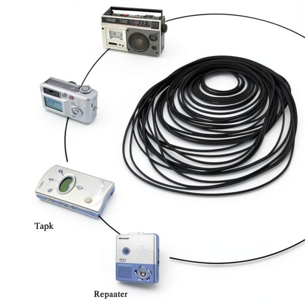 DSkoiph Cassette Tape Machine Belt for Electronics-4