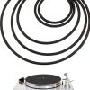 Bwexxt Cassette Rubber Belt Durable Black 1.5mm-6