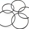 Rubber Belt Kit 1.5mm Black Belts for Cassette Decks PurYupearl-7