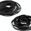 Recorder Rubber Belt Penitue E54416 Black 100-Pack Dual Widths-0
