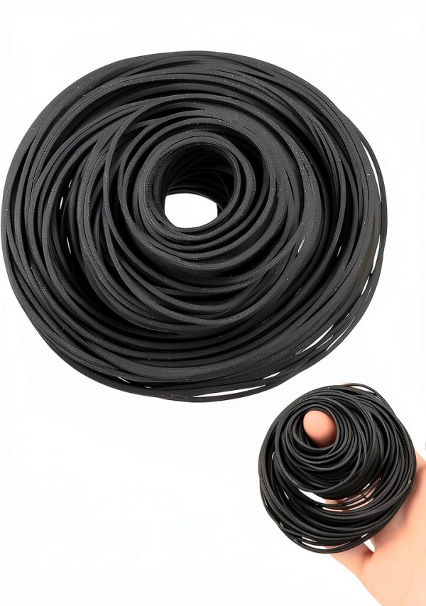 Qianyu Cassette Recorder Rubber Belts 200pcs 40-135mm 1mm Wide Durable-0