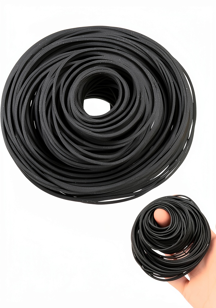Installing Qianyu Cassette Recorder Rubber Belts 200pcs 40-135mm 1mm Wide Durable on a wooden workbench