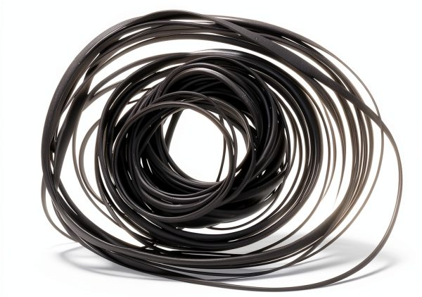 Cassette Tape Belt YOGOTEU 3mm Flat Belt Replacement 100pcs Lengths-4