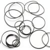 Rubber Belt Kit 1.5mm Black Belts for Cassette Decks PurYupearl-6