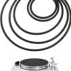 Rubber Belt Kit 1.5mm Black Belts for Cassette Decks PurYupearl-8
