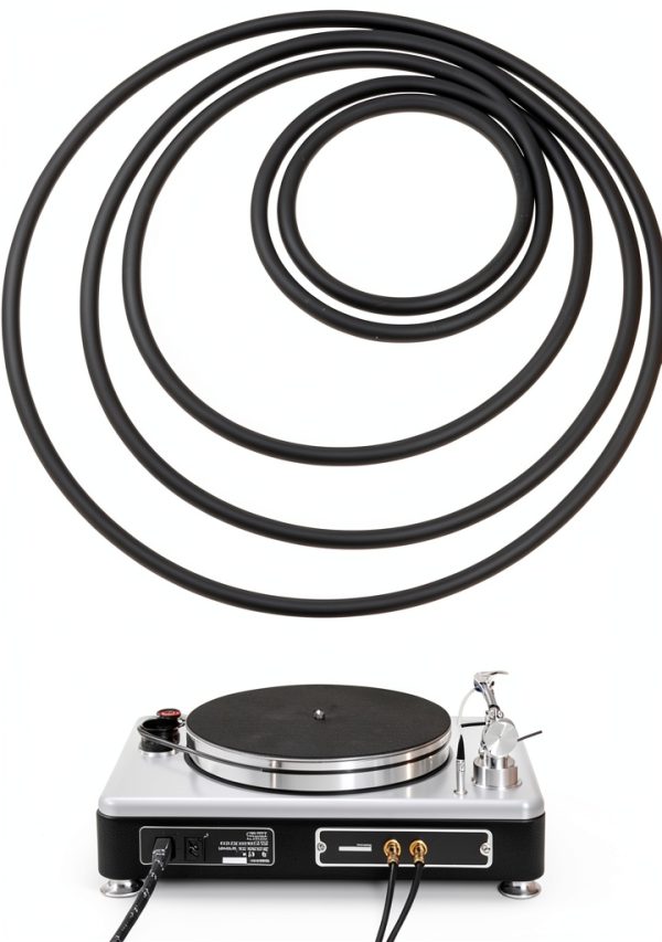 Rubber Belt Kit 1.5mm Black Belts for Cassette Decks PurYupearl-8