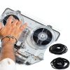 Recorder Rubber Belt Penitue E54416 Black 100-Pack Dual Widths-6
