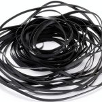 uxcell Cassette Belt Rubber Replacement Pack 3.5x2.4mm Durable Set-0