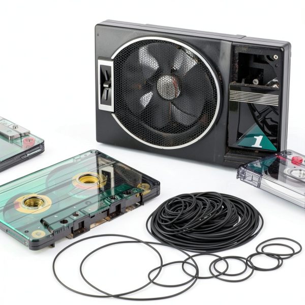 Josojoou Cassette Tape Machine Rubber Belt Pack 150pcs High Durability-6