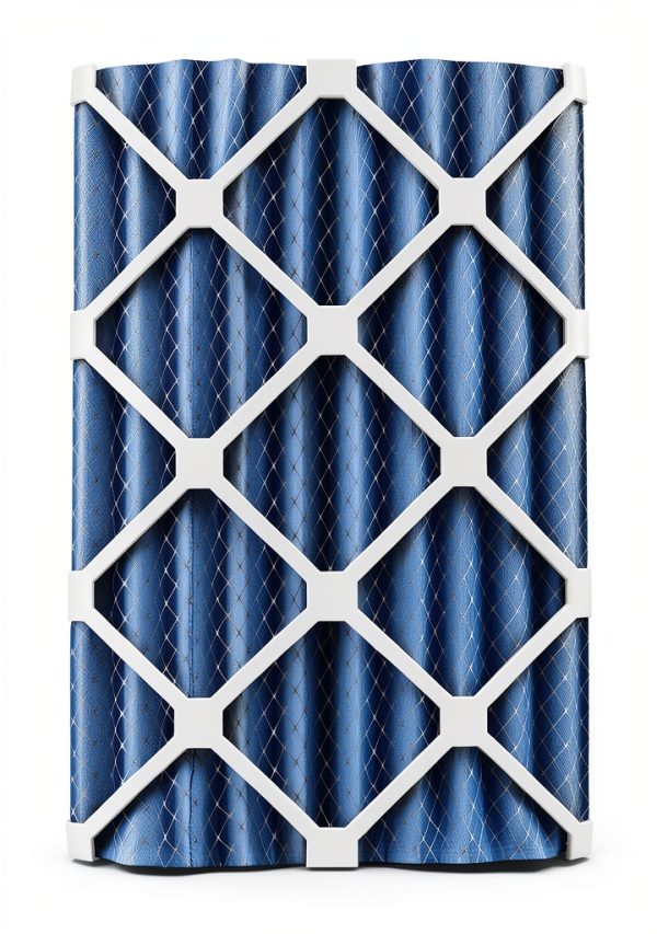Air Filter Filterbuy 20x25x4 MERV 13 HVAC Furnace Blue 2 Pack-8