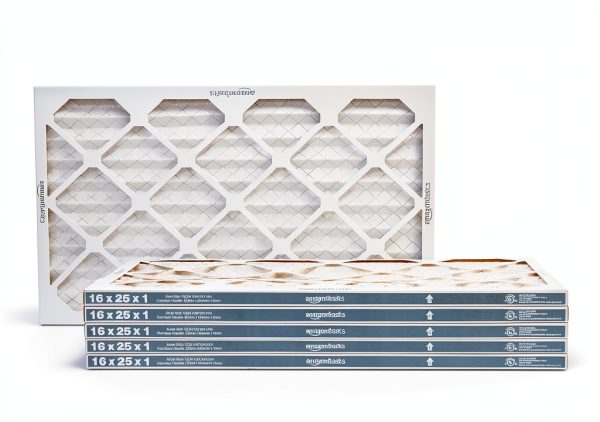 Amazon Basics Merv 5 AC Furnace Air Filter 16x25x1 6-Pack-0