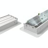 4" x 10" Floor Register Steel Walkable Vent Howeall White 4x10-3