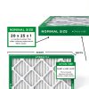 Filterbuy 20x25x1 Air Filter MERV 8 Essential Dust & Allergy Defense (12-Pack), Electrostatic Pleated HVAC AC Furnace Filters Replacement, Made in USA (Actual Size: 19.50 x 24.50 x 0.75)-1