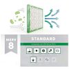 Filterbuy 20x25x1 Air Filter MERV 8 Essential Dust & Allergy Defense (12-Pack), Electrostatic Pleated HVAC AC Furnace Filters Replacement, Made in USA (Actual Size: 19.50 x 24.50 x 0.75)-3