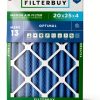 Air Filter Filterbuy 20x25x4 MERV 13 HVAC Furnace Blue 2 Pack-0