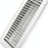 4" x 10" Floor Register Steel Walkable Vent Howeall White 4x10-0