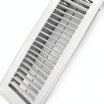 4" x 10" Floor Register Steel Walkable Vent Howeall White 4x10-0