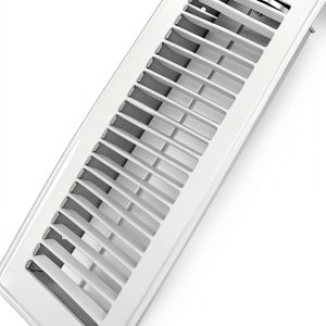 4" x 10" Floor Register Steel Walkable Vent Howeall White 4x10-0