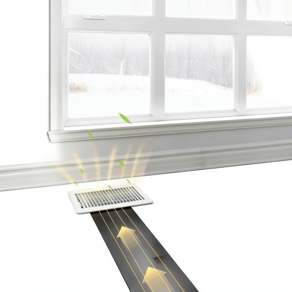 4" x 10" Floor Register Steel Walkable Vent Howeall White 4x10-4