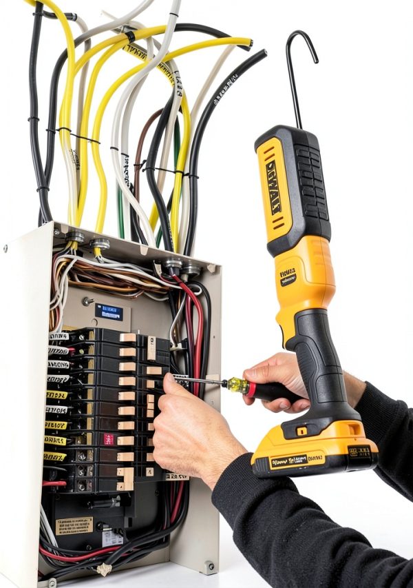 DEWALT 20V MAX LED Work Light Rechargeable 140 Pivot Head-1