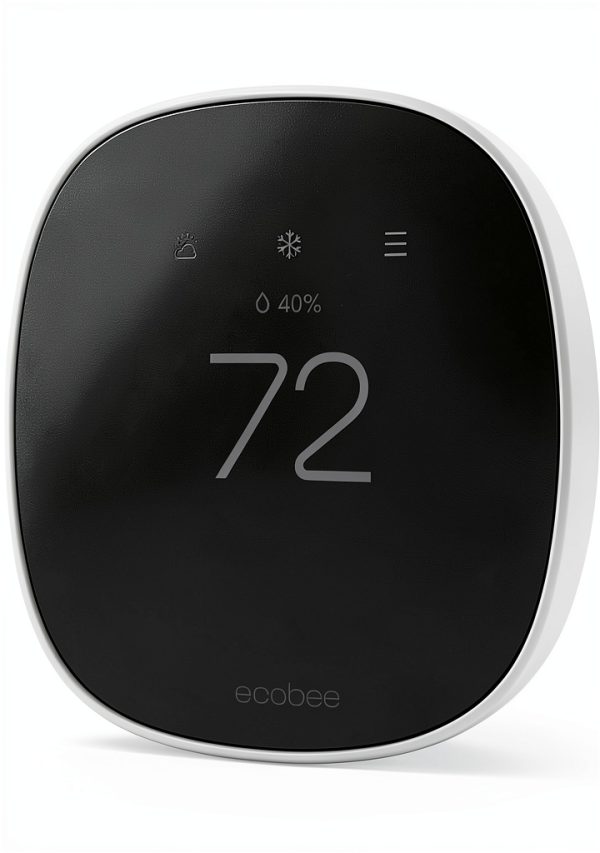 ecobee Smart Thermostat Essential Wi-Fi Energy Star Programmable White-0