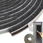 Weather Stripping Seal Zhilokdor 16.5ft Grey for Sliding Windows-0