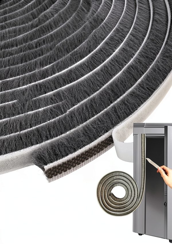 Weather Stripping Seal Zhilokdor 16.5ft Grey for Sliding Windows-0