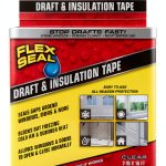 Flex Seal Draft and Insulation Tape Clear 2in x 16ft Rubberized-0