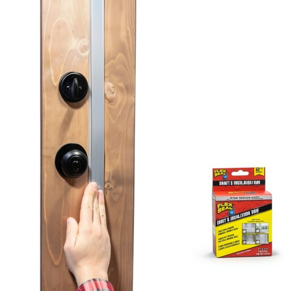 Flex Seal Draft and Insulation Tape Clear 2in x 16ft Rubberized-5