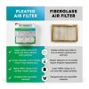 Filterbuy 20x25x4 Air Filter MERV 8 Essential Dust & Allergy Defense (2-Pack), Electrostatic Pleated HVAC AC Furnace Filters Replacement, Made in USA (Actual Size: 19.50 x 24.50 x 3.63)-5
