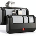 Garage Door Opener Remote 2-Pack Universal CreaCity 893Max Black-0