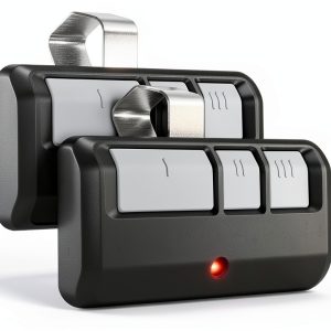 Garage Door Opener Remote 2-Pack Universal CreaCity 893Max Black-0