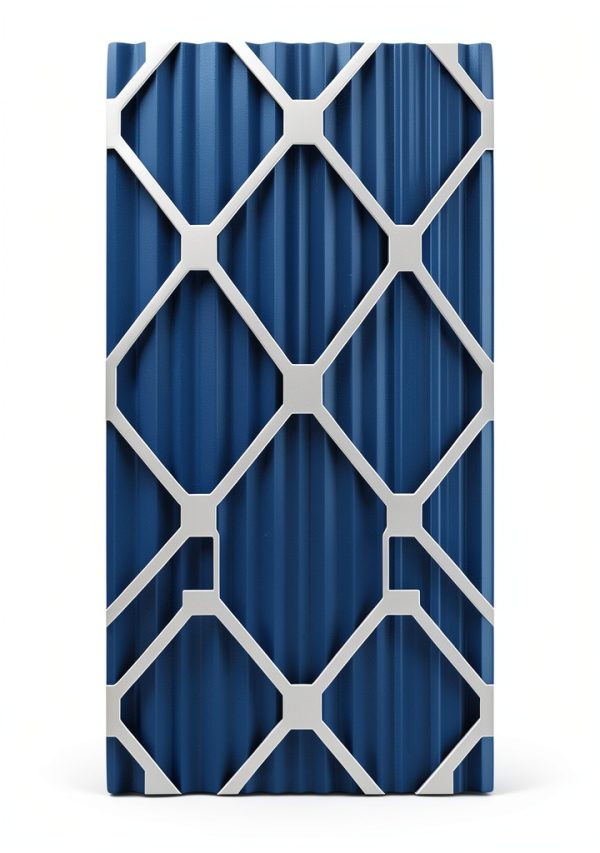 Filterbuy 16x25x1 Air Filter MERV13 6-Pack Blue Pleated HVAC-7